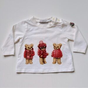 Moncler baby shirt, size 6M